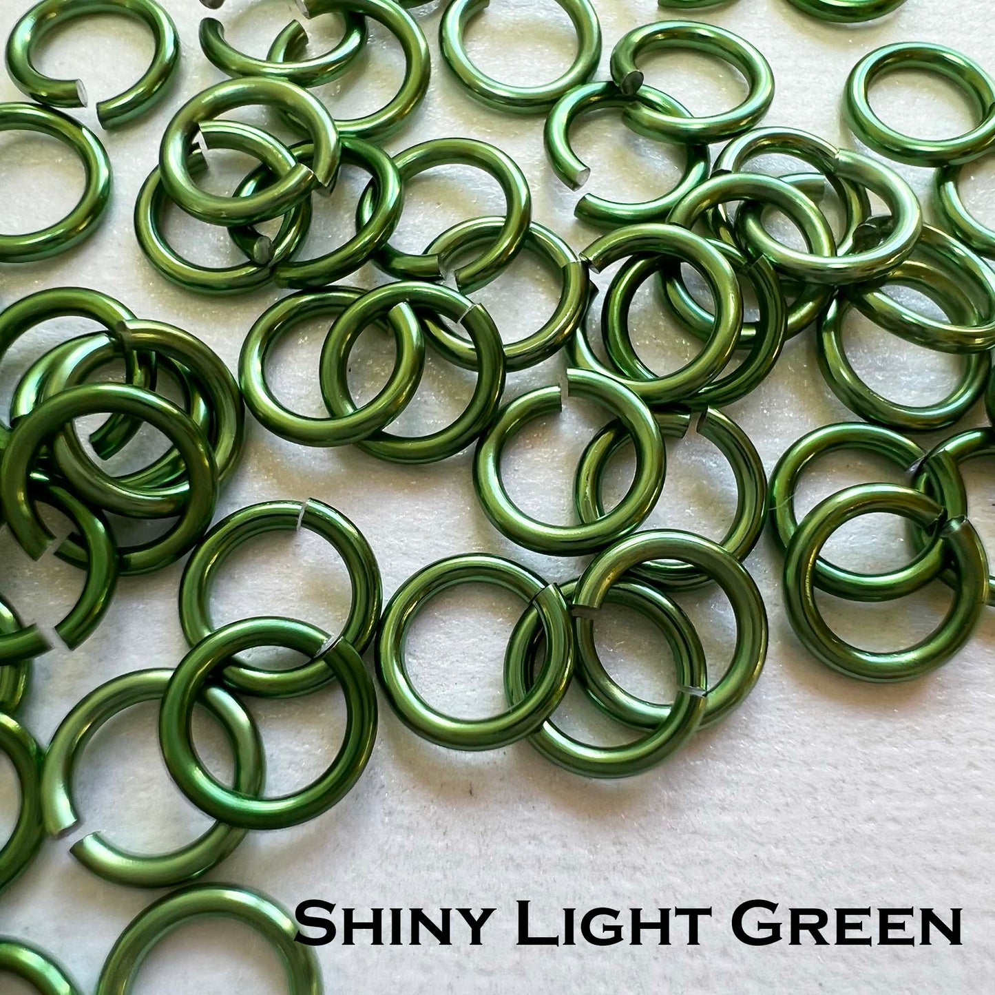 20g 1/8" Jump Rings SHINY (AWG) ID: 3.4mm - choose color & quantity