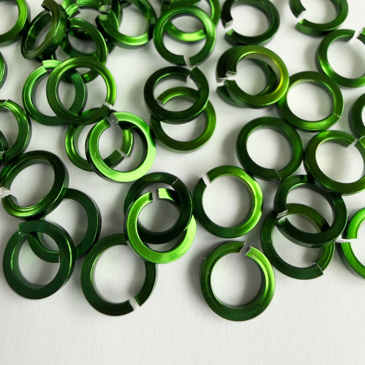 SQUARE Jump Rings 18g 3/16 - choose color & quantity