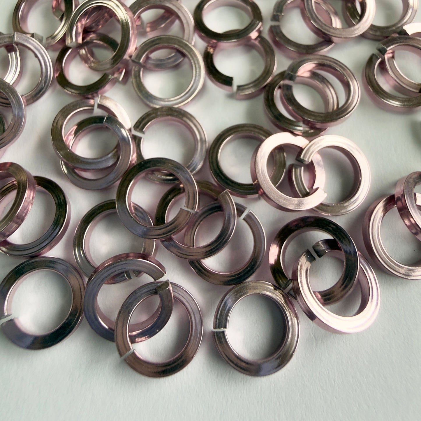 Jump Rings AA SQUARE 16g 5/16" (SWG) ID: 8.3mm - choose color - Package of 50
