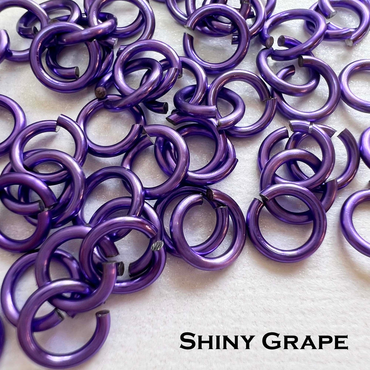 20g 7/64" Jump Rings SHINY (AWG) ID: 2.8mm- choose color & quantity