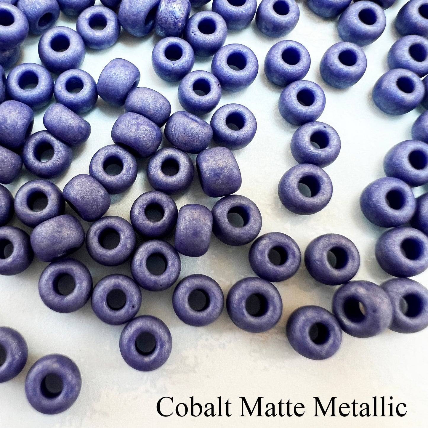 6_0 Miyuki Matte Metallic Seed Beads - Choose Color