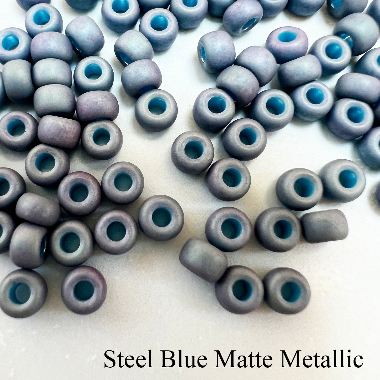 6_0 Miyuki Matte Metallic Seed Beads - Choose Color