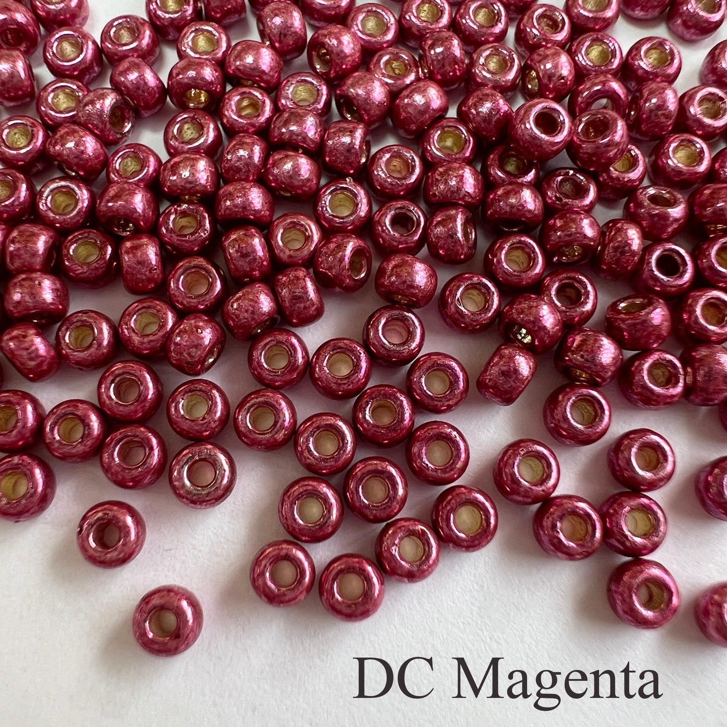 8/0 Miyuki and Toho Metallic Finish Seed Beads