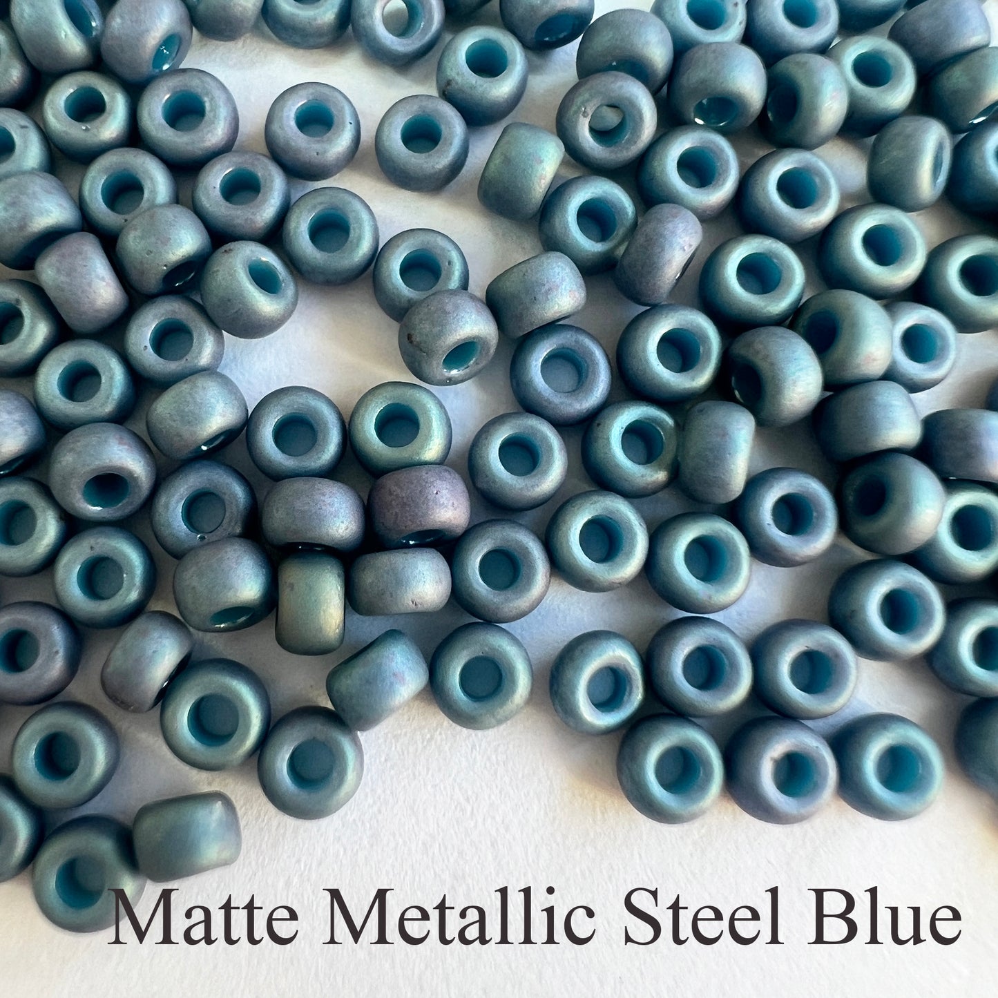 8/0 Miyuki Matte Seed Beads (20 grams) - choose color