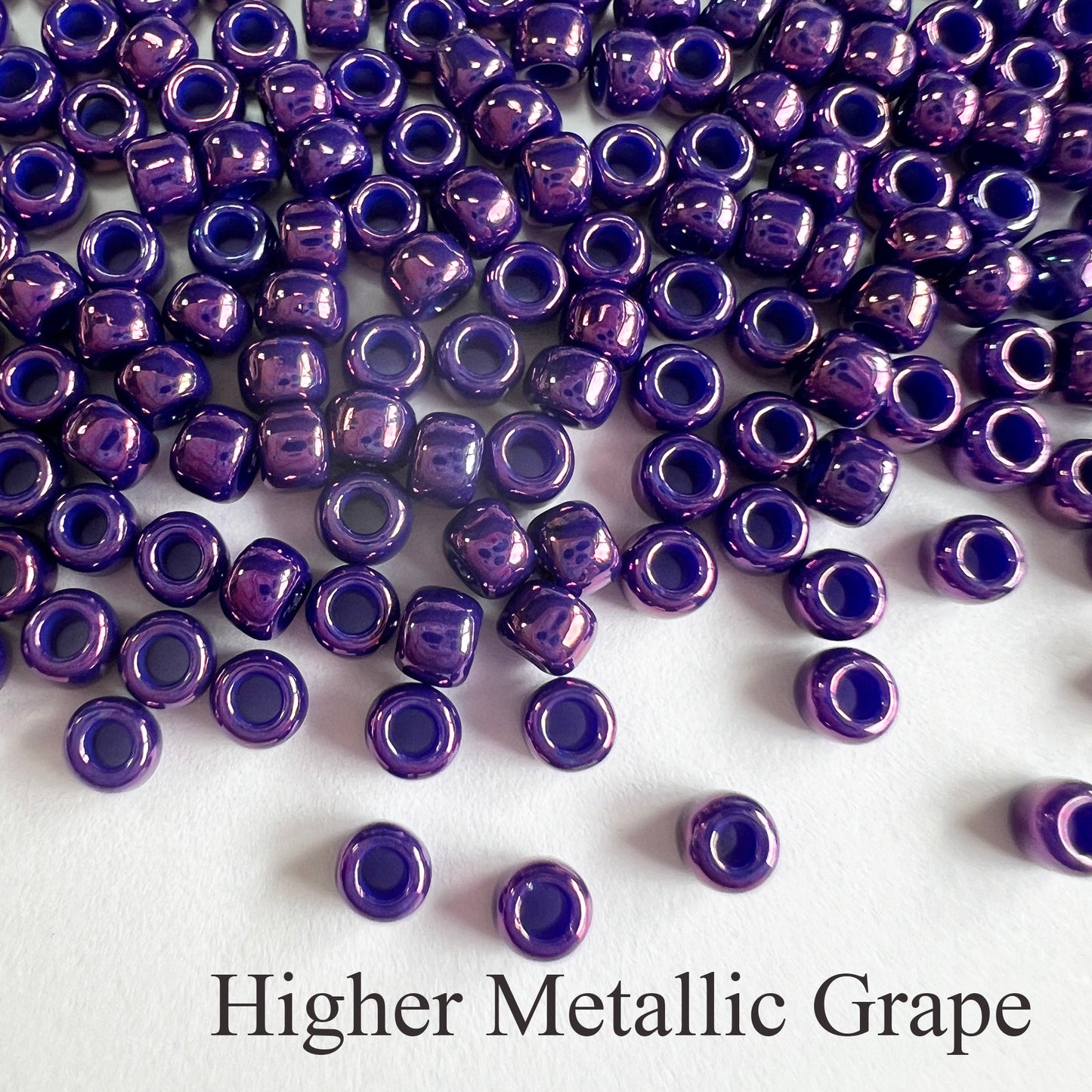 8/0 Miyuki and Toho Metallic Finish Seed Beads