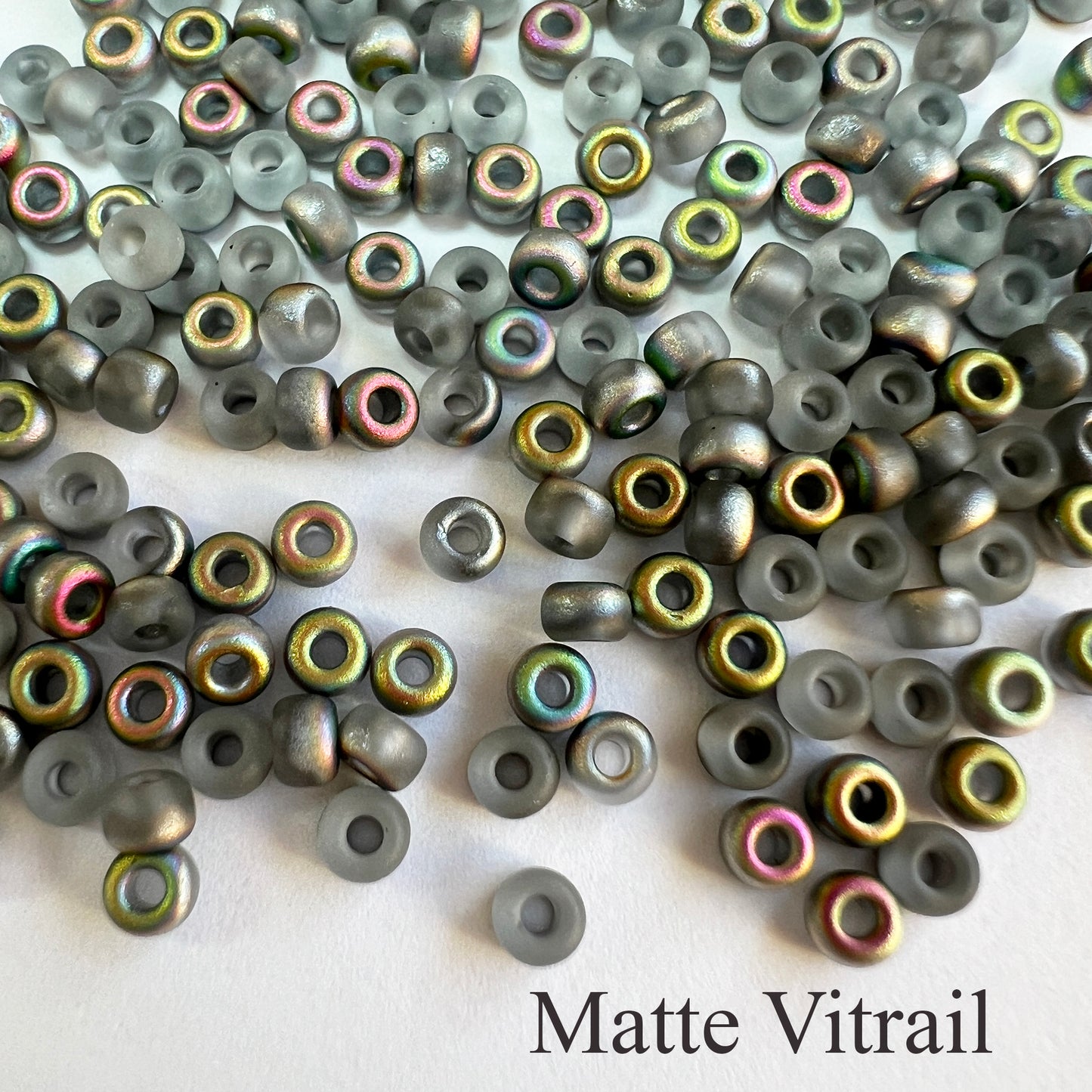 8/0 Miyuki Matte Seed Beads (20 grams) - choose color