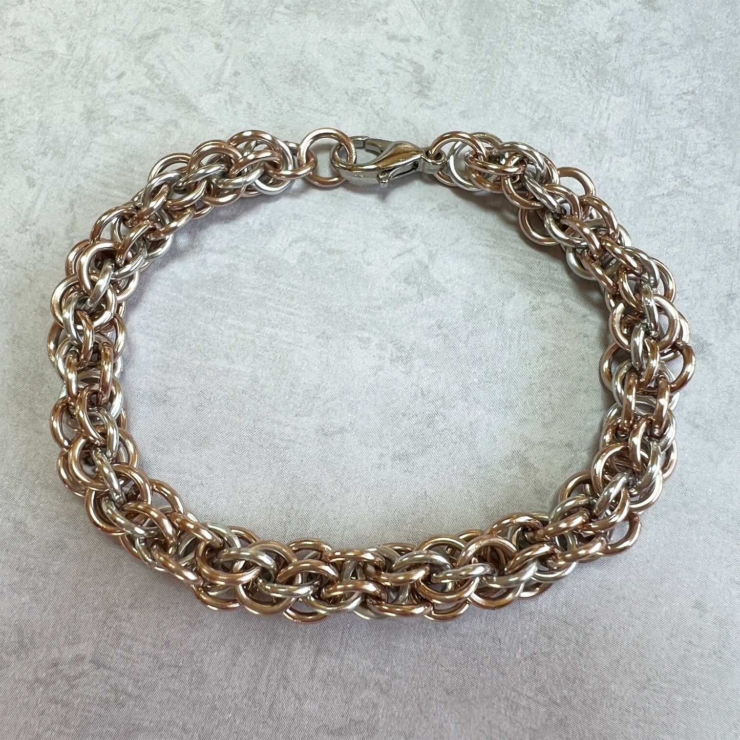 Abstain Chain Bracelet Kit with FREE Video - Silver & Rose Gold