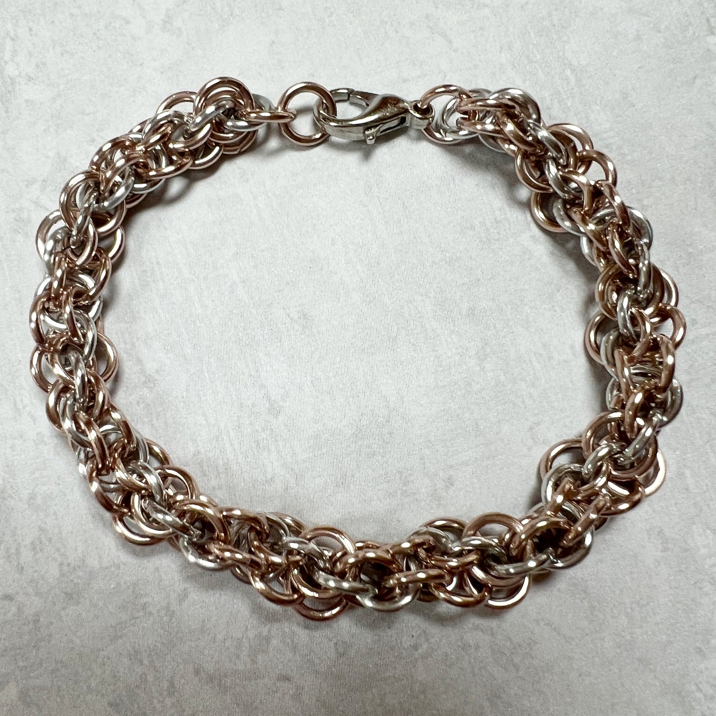 Abstain Chain Bracelet Kit with FREE Video - Silver & Rose Gold