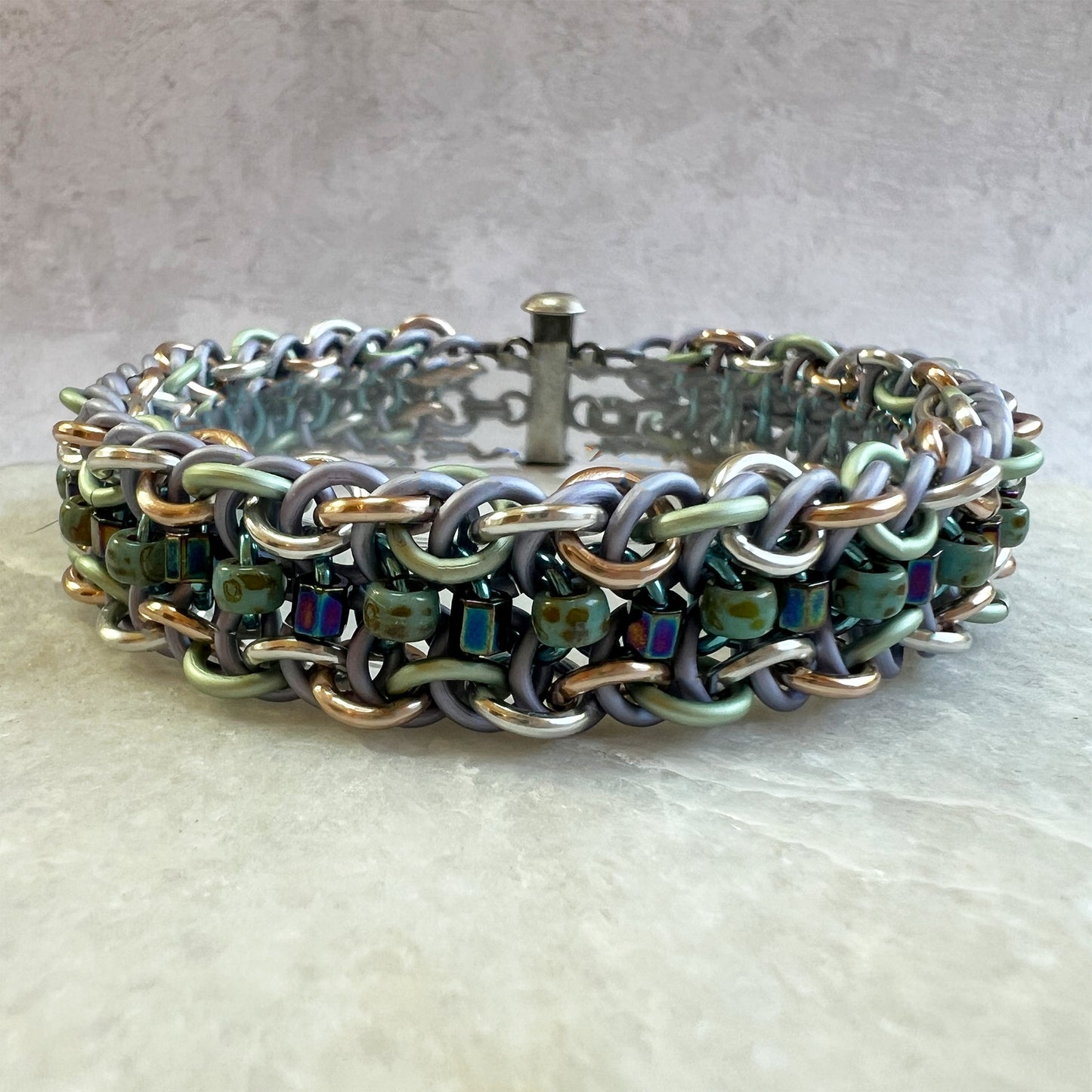 Beaded Berus Bracelet Kit with Video Class - Mermaid Mix