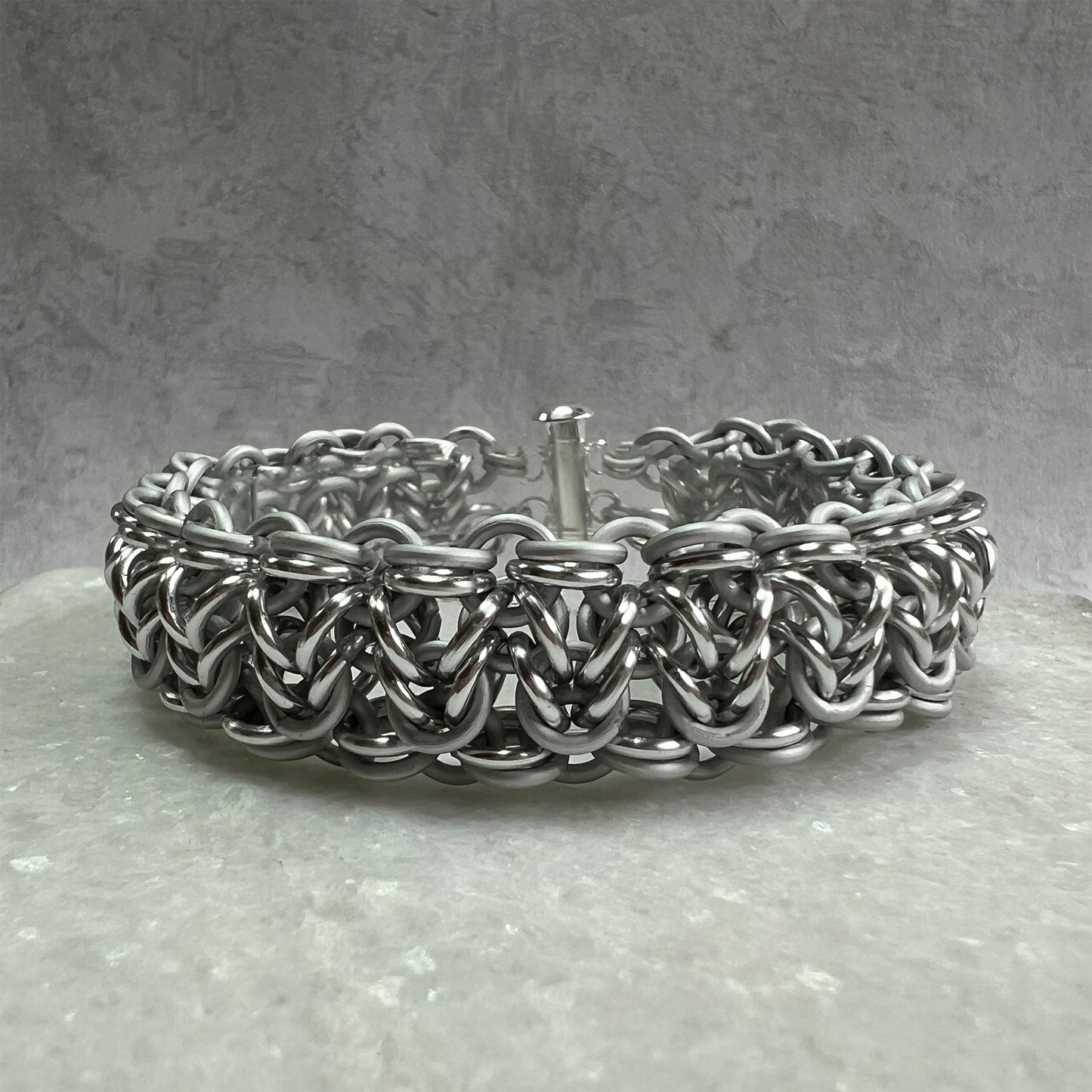 Chevron Bracelet Kit with Video Class - Silver & Frost