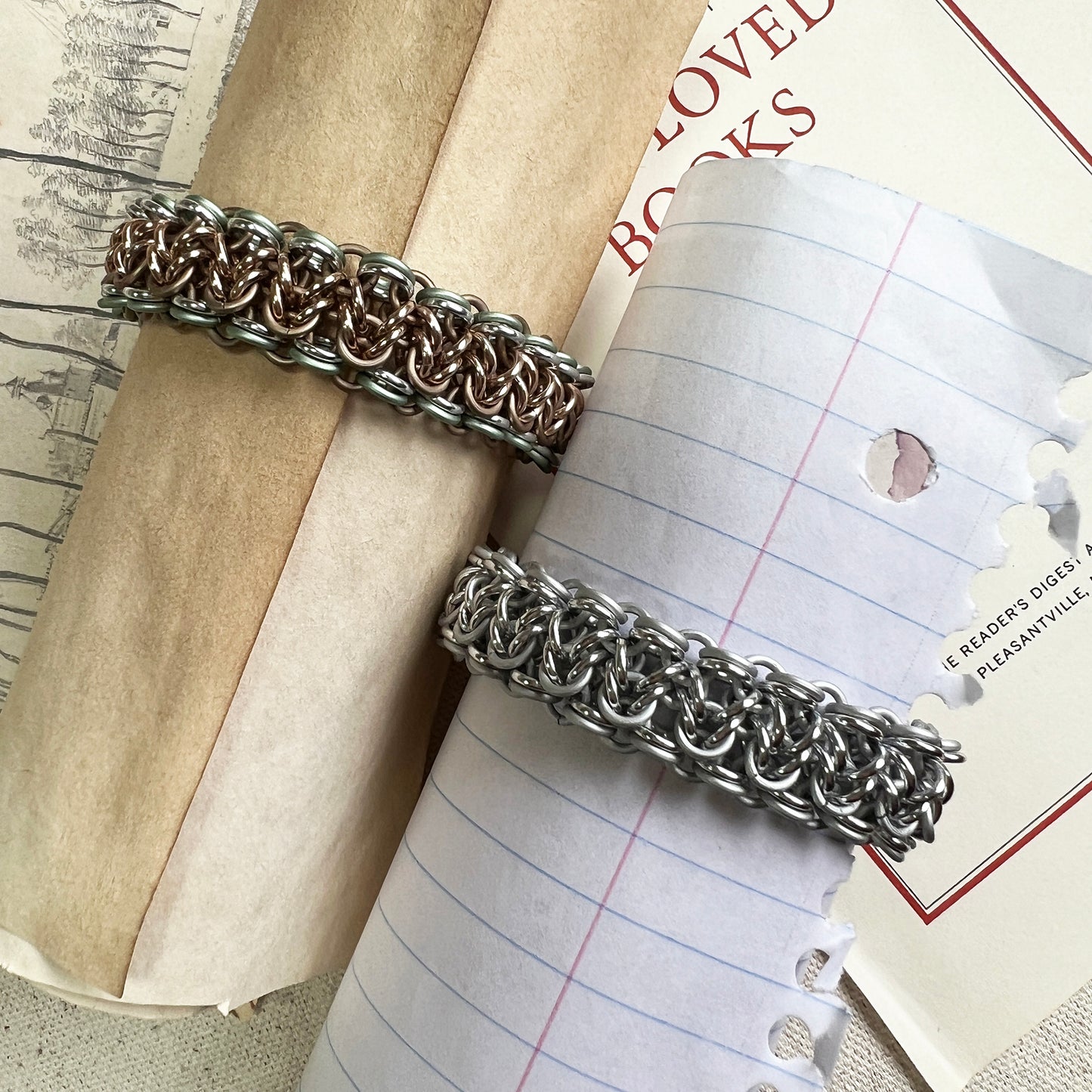 Chevron Bracelet Kit with Video Class - Silver & Frost