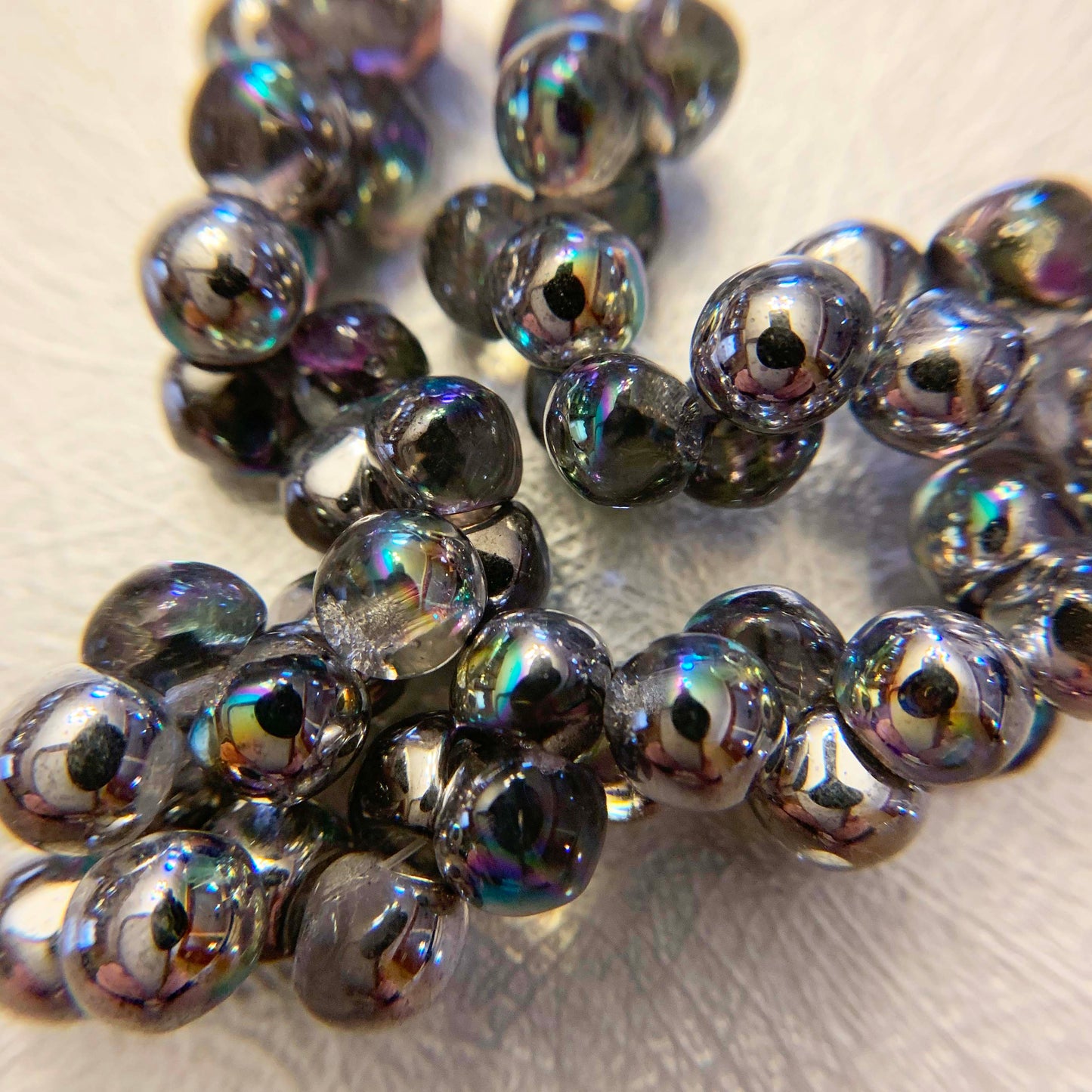 Mushroom Beads - 50 bead strand