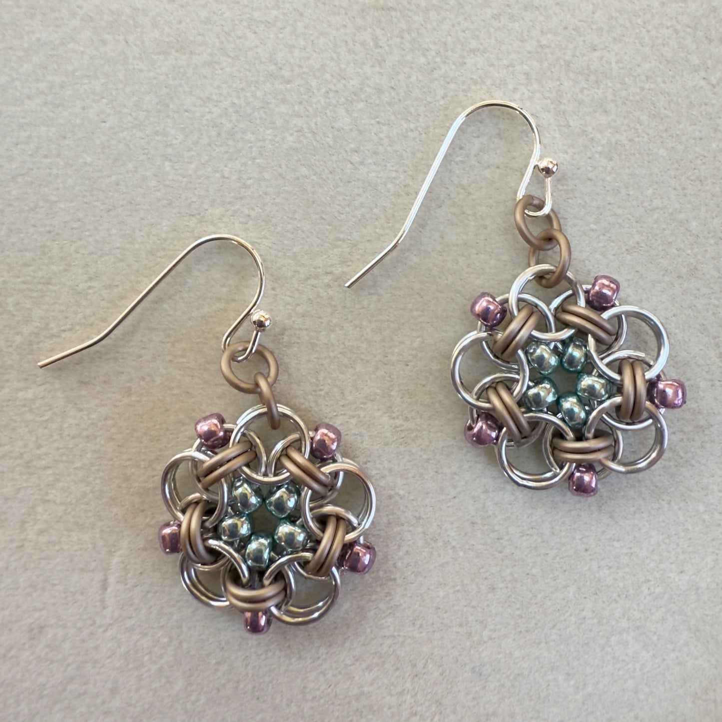 Helm Beaded Circle Earrings Kit with FREE Video - Dried Flora