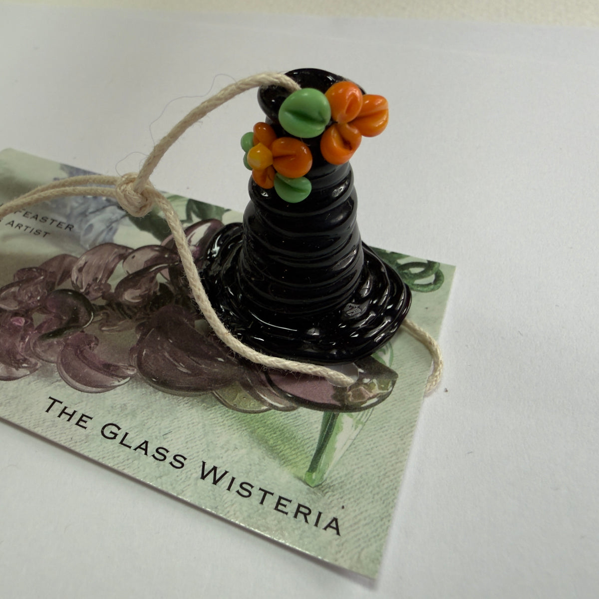 Witch Hat Lampwork Bead by NiniBeads - OOAK