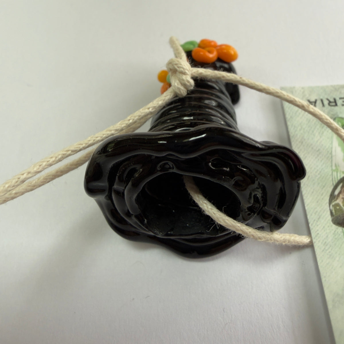 Witch Hat Lampwork Bead by NiniBeads - OOAK