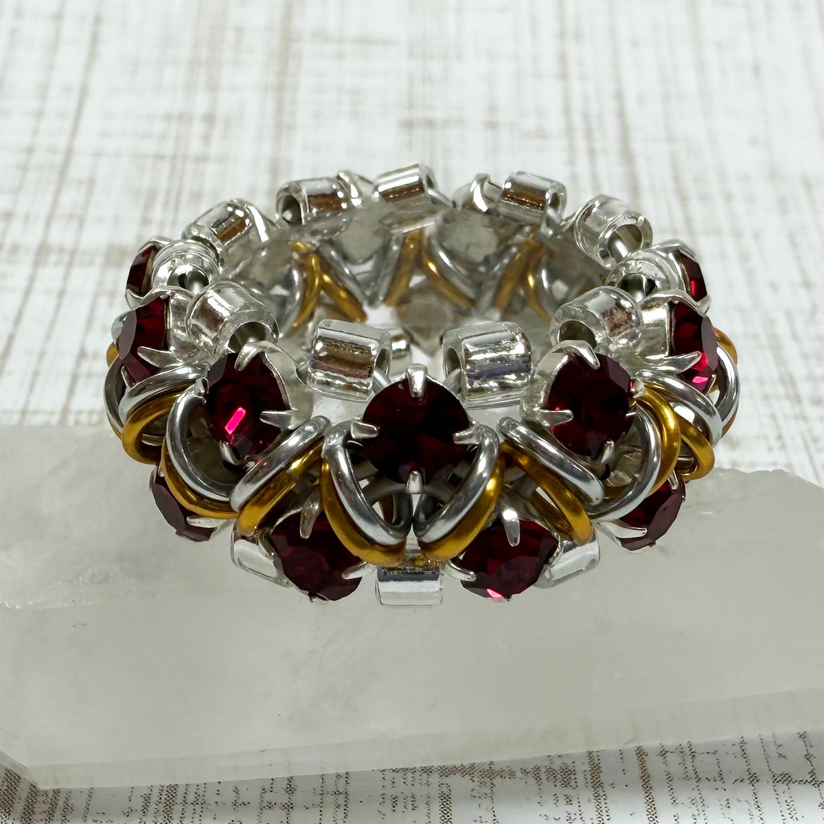 Jeweled Ruby Ruby & Crystal Jeweled Band Collection PDF Tutorials & Class Videos ...