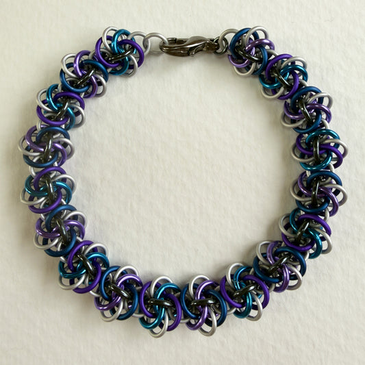 Persephone Bracelet Kit with Free Video Class - Blue Purple Mix