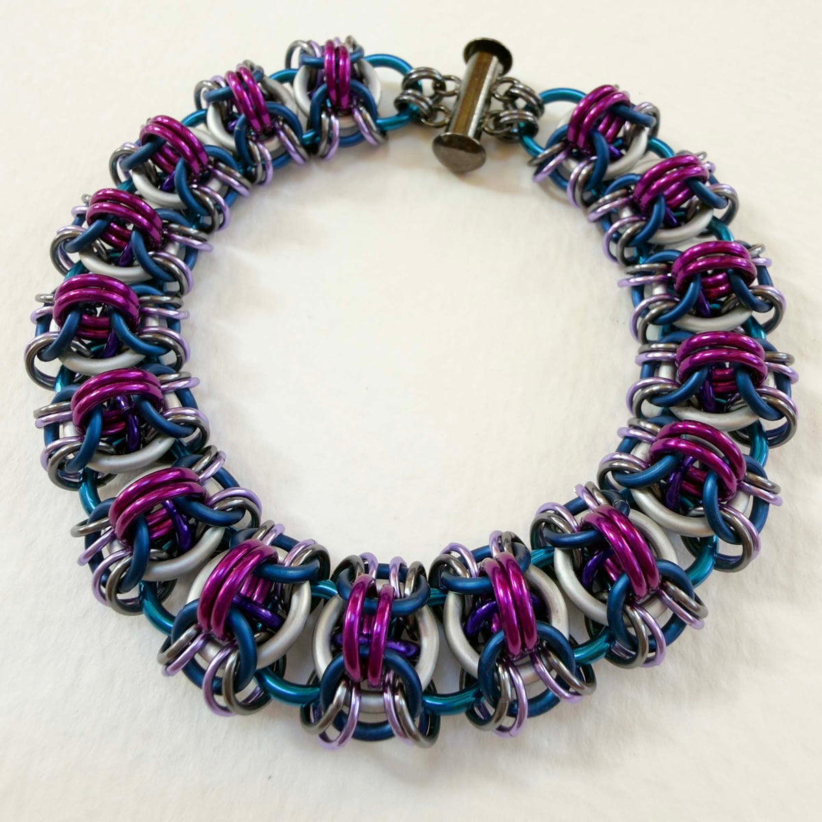 Sprite Chain Bracelet Kit with Video Class - Left & Right-Handed - Blue & Purple Mix