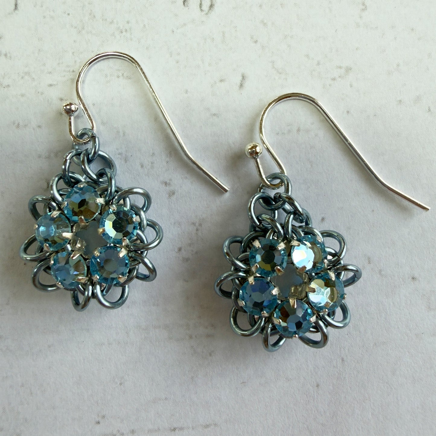 Rose Montee Colorburst Earrings Mini Kit with Video Class - choose color
