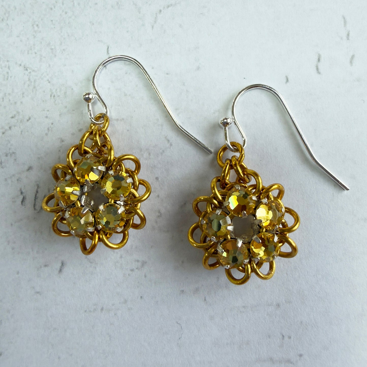 Rose Montee Colorburst Earrings Mini Kit with Video Class - choose color