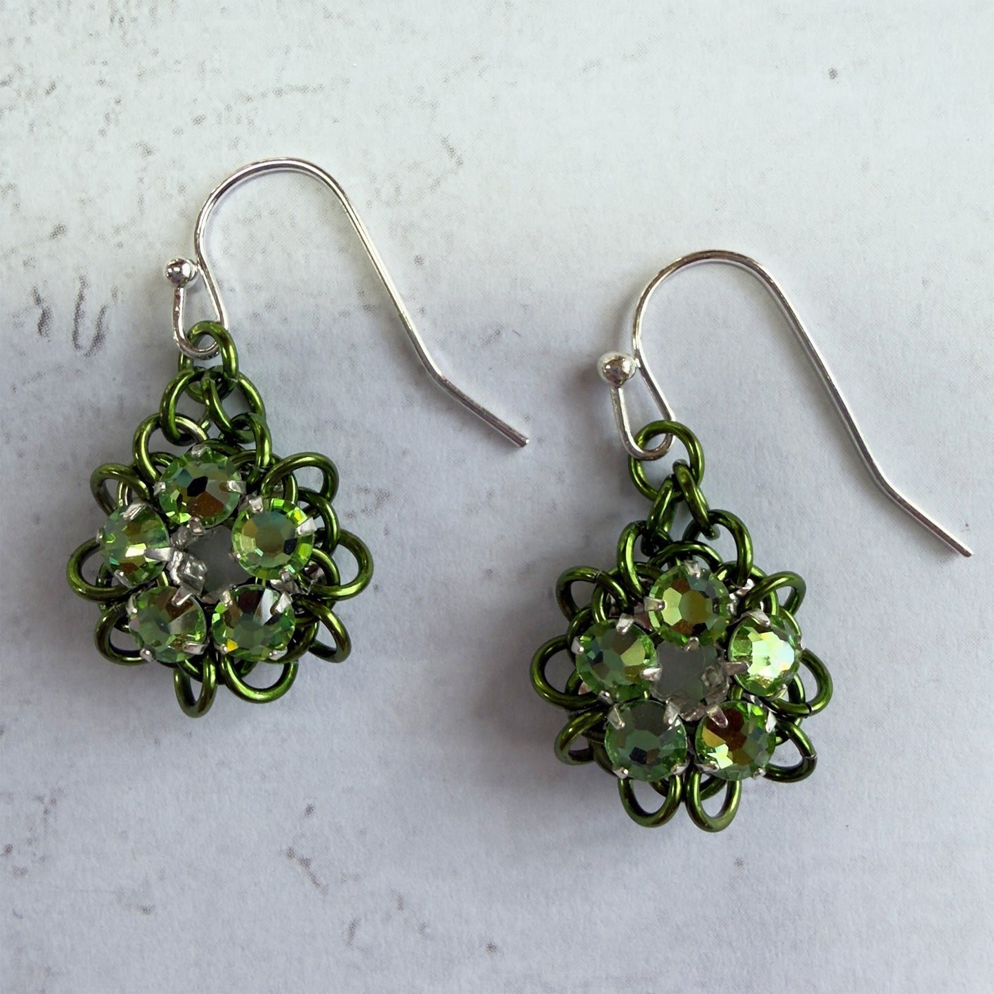 Rose Montee Colorburst Earrings Mini Kit with Video Class - choose color