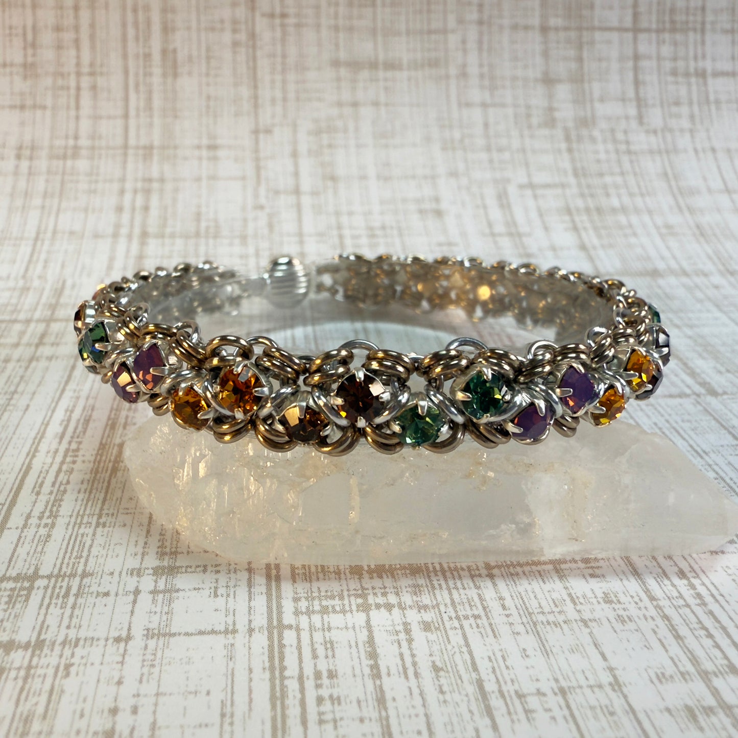 Stripe and Sparkle Bracelet Kit with Video Class - Fall Splendor