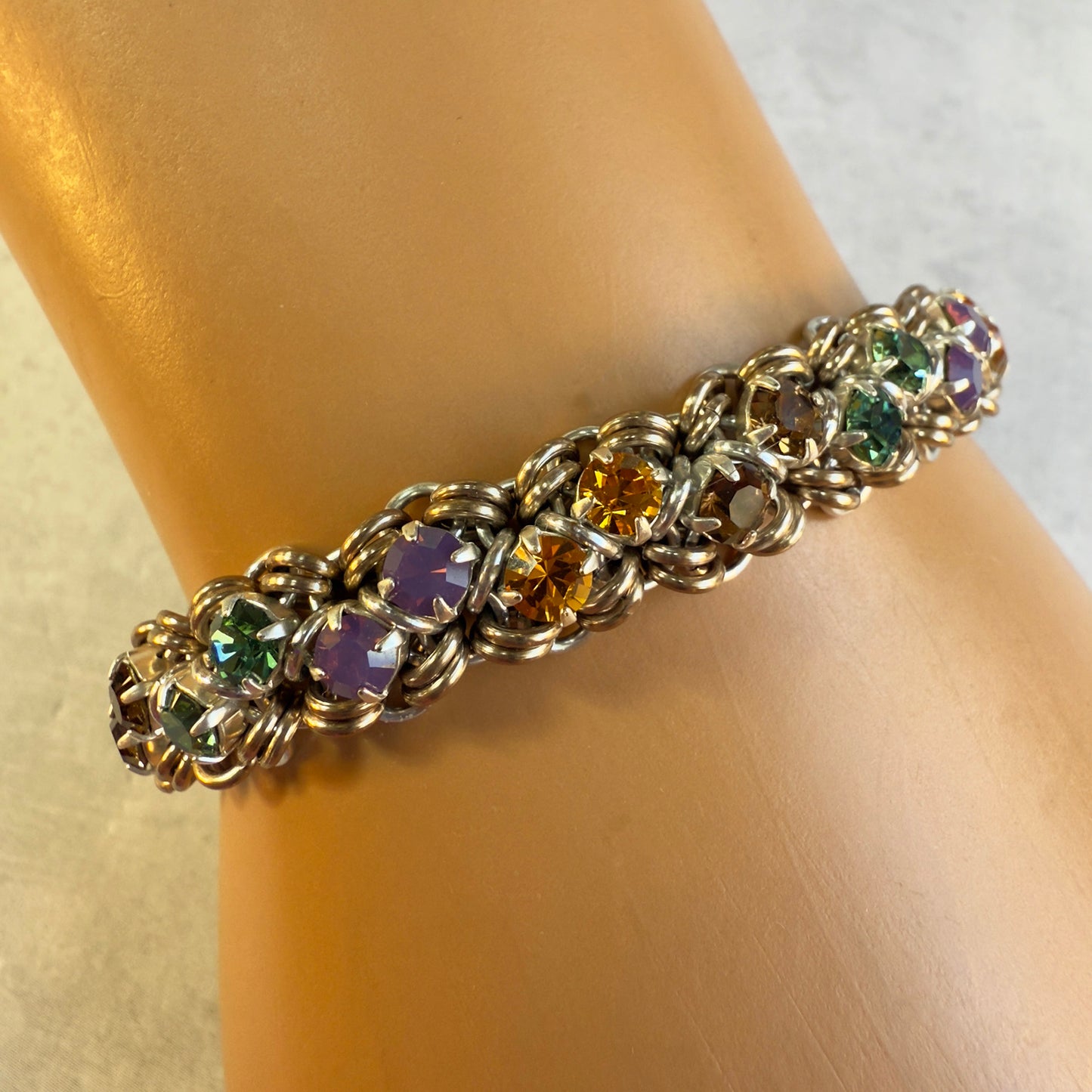 Stripe and Sparkle Bracelet Kit with Video Class - Fall Splendor