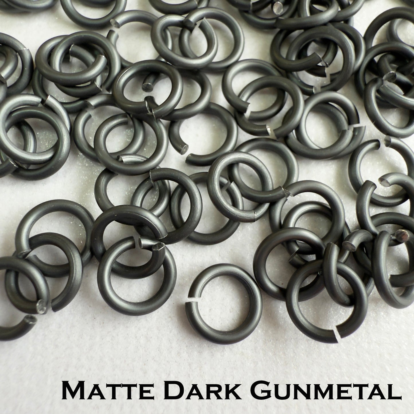 18g 3/16" Jump Rings Matte (SWG) ID: 5mm - choose color & quantity