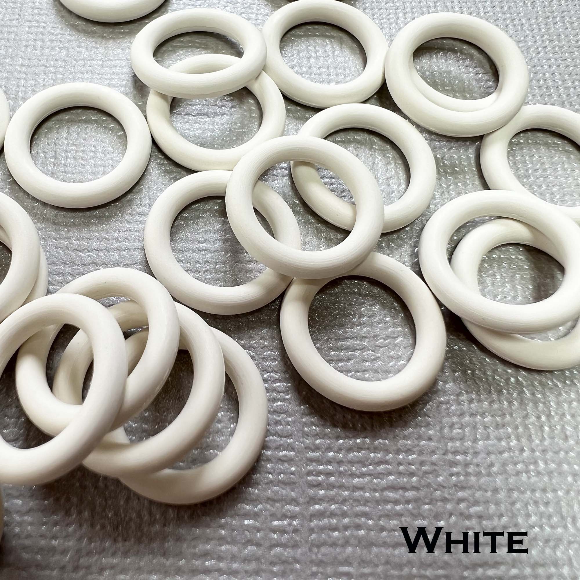 White rubber o on sale rings