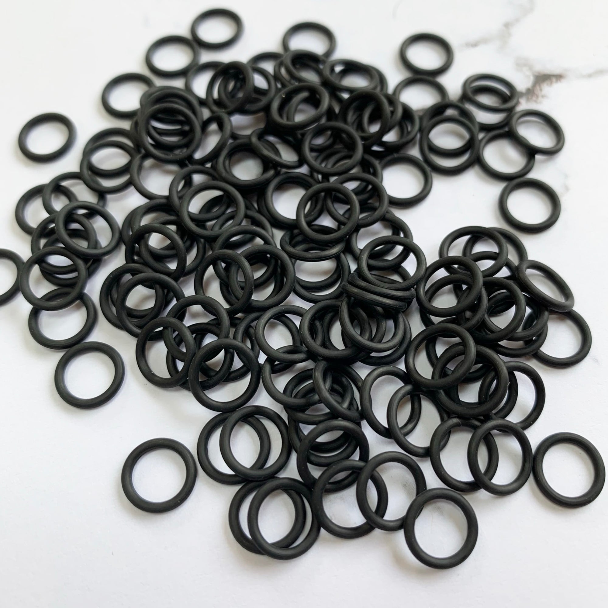 8.4mm Rubber O-Rings (ID: 6mm) - Black