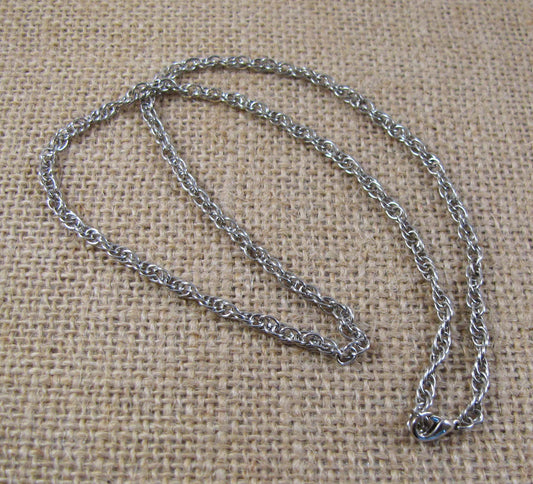 Chain Loose Silver Spiral - choose length